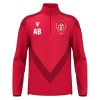 KOP - ANDUIN 1/4 ZIP TOP RED/DRED