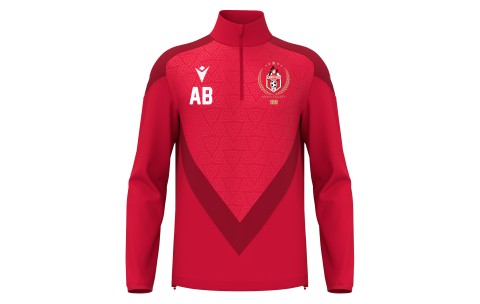 KOP - ANDUIN 1/4 ZIP TOP RED/DRED