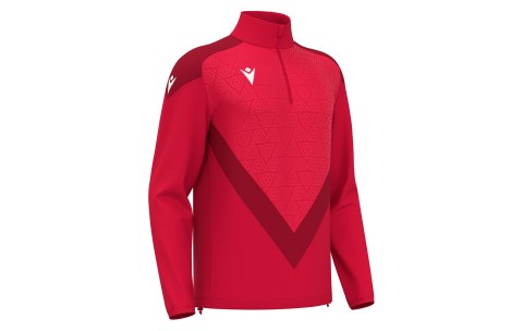 KOP - ANDUIN 1/4 ZIP TOP RED/DRED