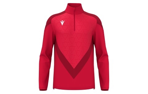 KOP - ANDUIN 1/4 ZIP TOP RED/DRED