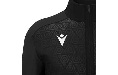KOP - POSEIDON FULL ZIP TOP BLK/DGRY